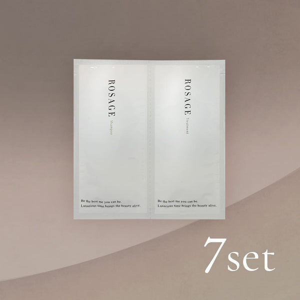 ROSAGE シャンプー&トリートメント サシェ / 7個